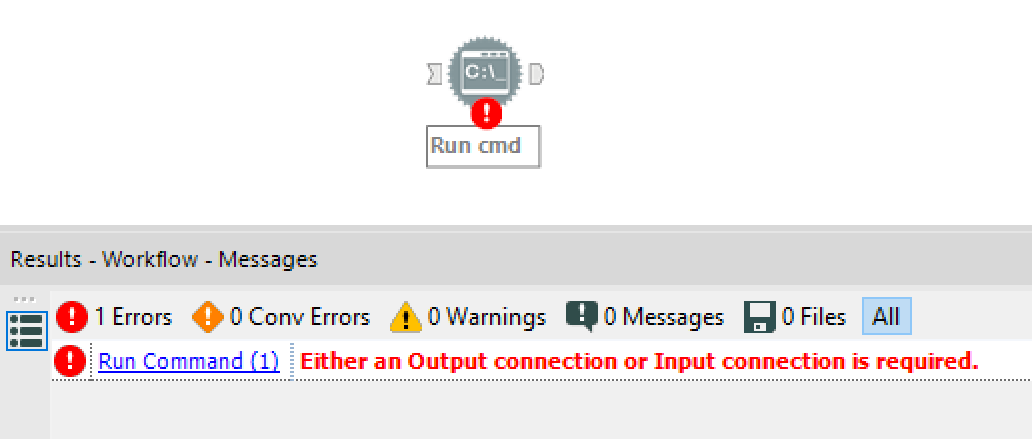 Configuration Of A Run Command Tool In Alteryx To Run A PowerShell 